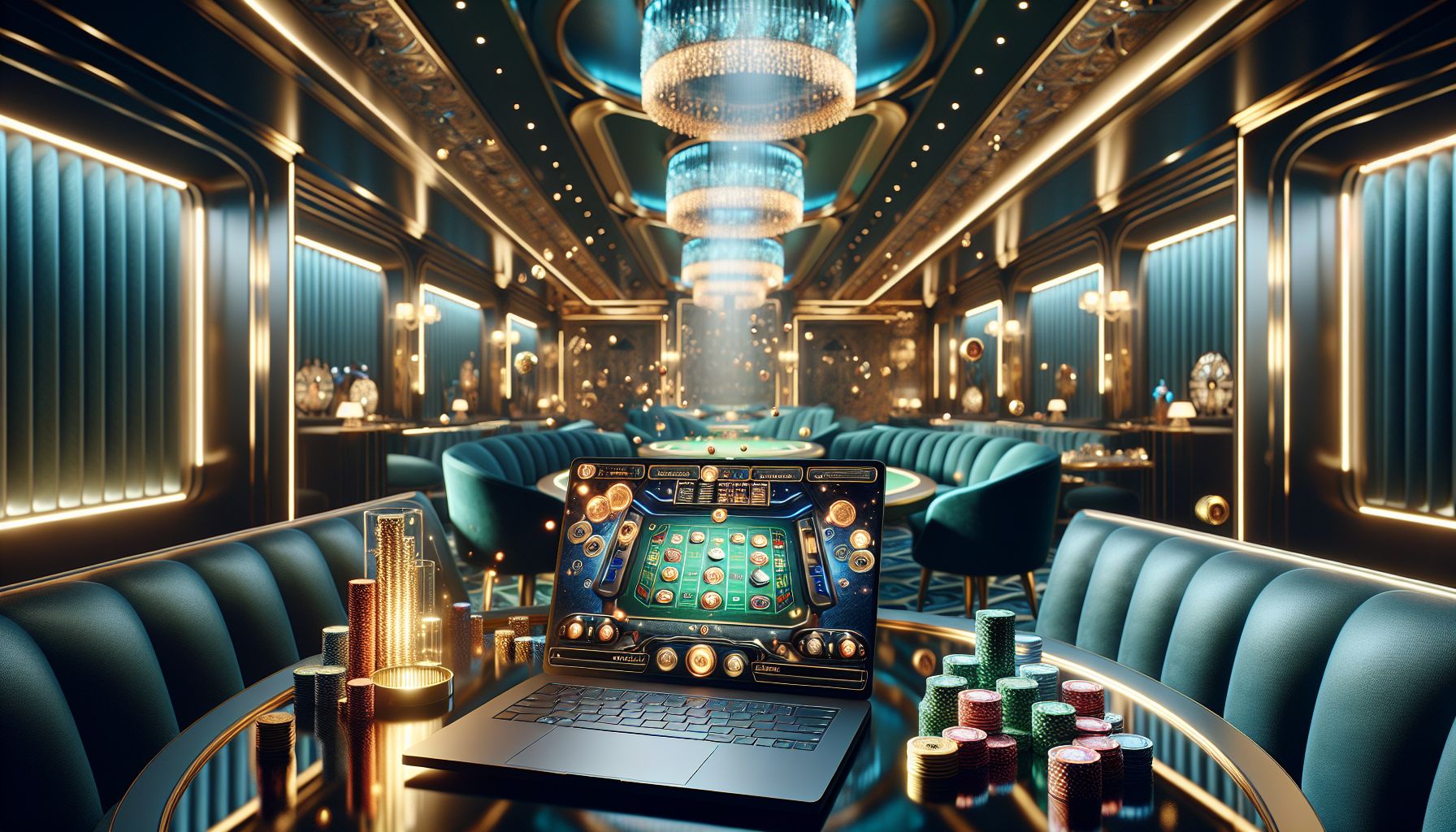 Modern gaming setup with bright casino visuals, dynamic symbols and a premium 1333bet feel for Bangladesh users