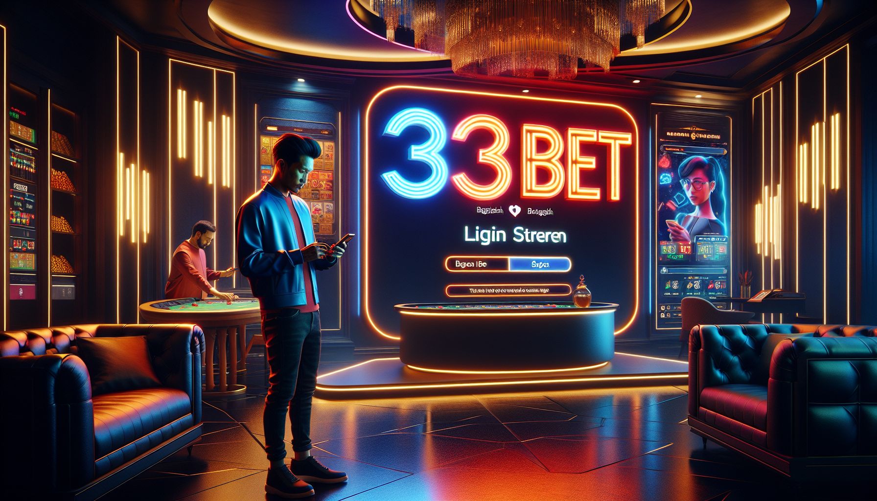 Bangladeshi player using the 1333bet login page on a mobile device